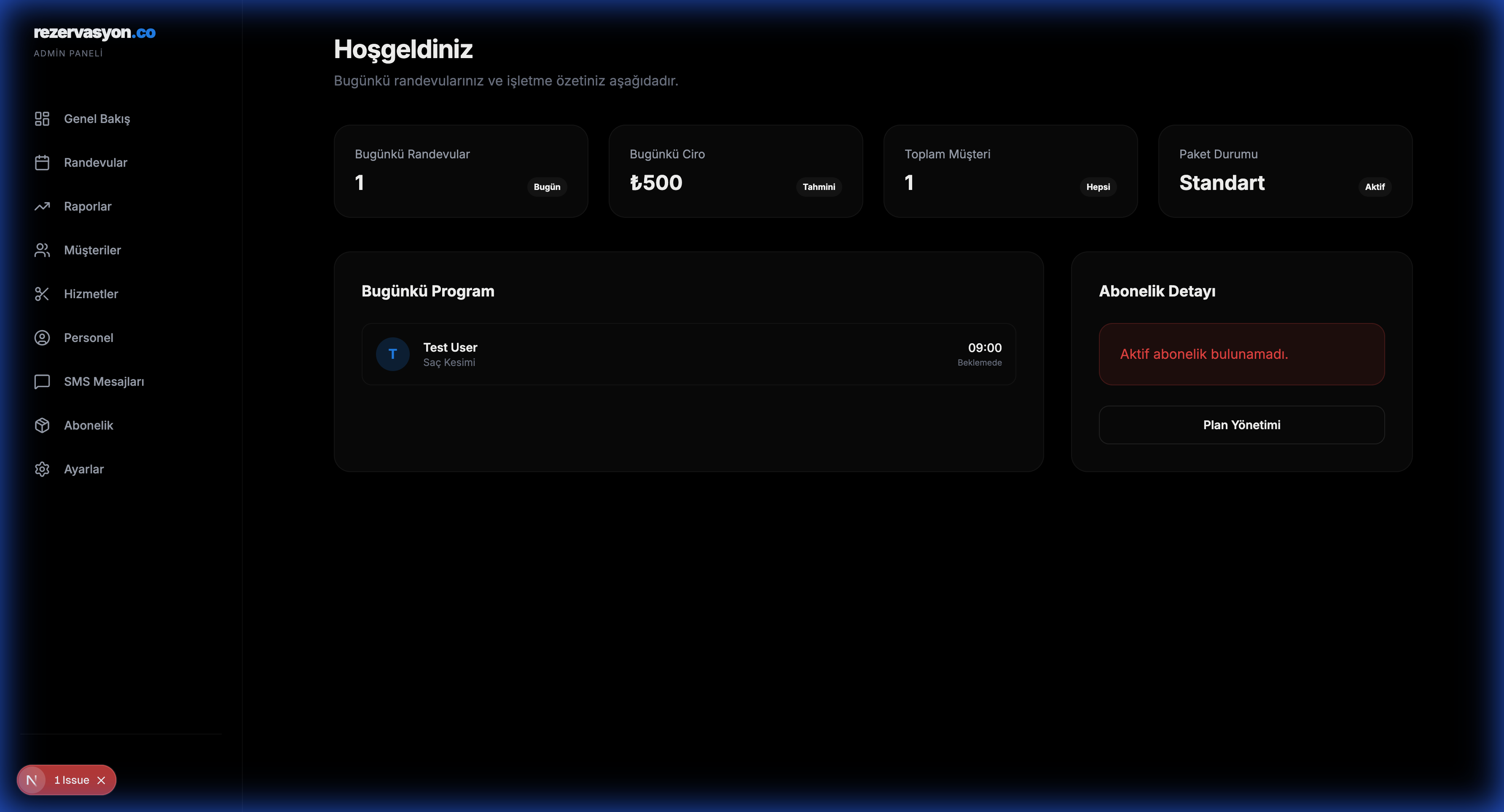 Kapsamlı Yönetim Paneli